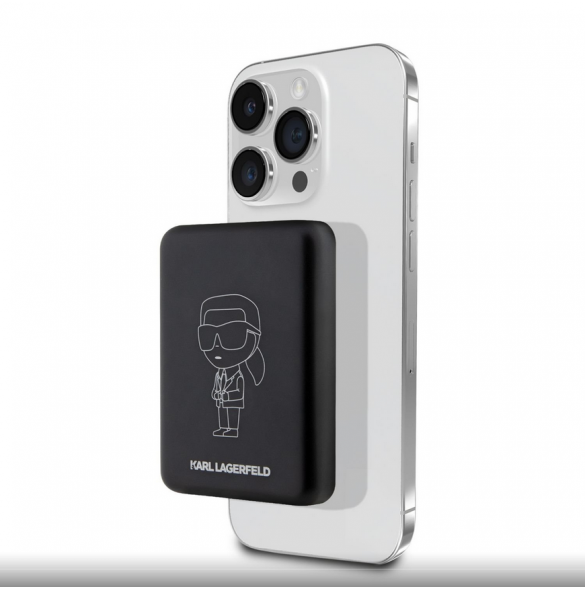 Karl Lagerfeld Ikonik NFT MagSafe Powerbank 3000mAh Svart