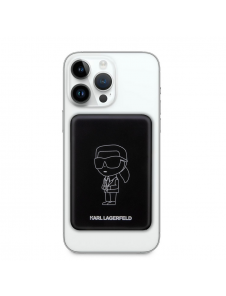 Karl Lagerfeld Ikonik NFT MagSafe Powerbank 3000mAh Svart