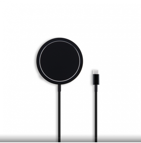 Karl Lagerfeld Ikonik NFT MagSafe Trådlös Laddare 15W Svart