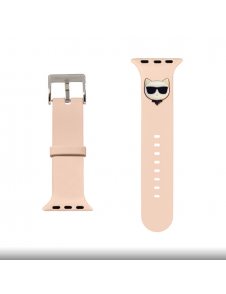 Karl Lagerfeld Choupette Head Watch Armband för Apple Watch 38/40mm Rosa