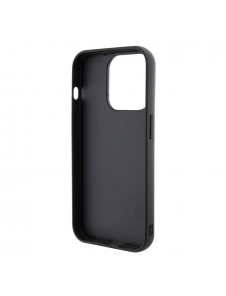 Karl Lagerfeld Fixed Glitter Metal Ikonik Fodral för iPhone 15 Pro Svart