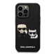 Karl Lagerfeld och Choupette 3D-fodral till iPhone 14 Pro Max Svart