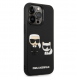 Karl Lagerfeld och Choupette 3D-fodral för iPhone 14 Pro Svart