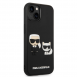 Karl Lagerfeld och Choupette 3D-fodral till iPhone 14 Svart