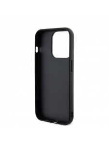 Karl Lagerfeld 3D-gummi Karl och Choupette-fodral till iPhone 15 Pro Svart