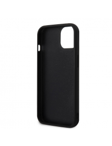 Karl Lagerfeld 3D Gummi Karl och Choupette Fodral till iPhone 15 Svart