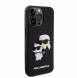 Karl Lagerfeld 3D-gummi Karl och Choupette-fodral till iPhone 14 Pro Max Svart