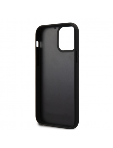 Karl Lagerfeld 3D Gummi Karl och Choupette Fodral för iPhone 12/12 Pro Svart