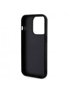 Karl Lagerfeld 3D Gummi Glitter Logo Karl Fodral till iPhone 15 Pro Max Svart