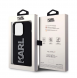 Karl Lagerfeld 3D Gummi Glitter Logo Karl Fodral till iPhone 15 Pro Max Svart