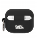 Karl Lagerfeld 3D-logotyp NFT Karl Head Silikonfodral för AirPods Pro Black