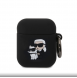 Karl Lagerfeld 3D-logotyp NFT Karl och Choupette silikonfodral för AirPods 1/2 svart
