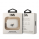 Karl Lagerfeld 3D Logo NFT Choupette Head Silikonfodral för AirPods Pro 2 White