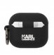 Karl Lagerfeld 3D Logo NFT Choupette Head Silikonfodral för AirPods 3 Svart