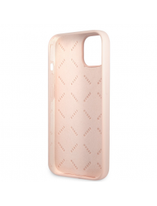 Guess Silicone Line Triangle Fodral till iPhone 13 Rosa