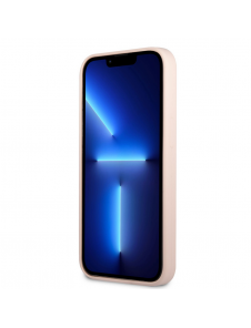 Guess Silicone Line Triangle Fodral till iPhone 13 Rosa