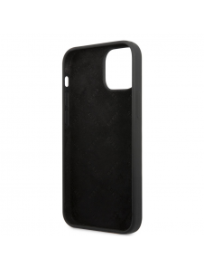 Guess Silicone Line Triangle Fodral till iPhone 13 Svart