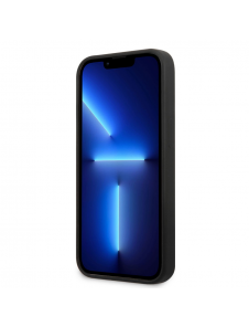 Guess Silicone Line Triangle Fodral till iPhone 13 Svart
