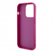 Guess Sequin Script Logofodral för iPhone 15 Pro Max Magenta