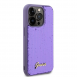 Guess Sequin Script Logofodral för iPhone 14 Pro Max Lila