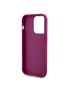 Guess Sequin Script Logofodral för iPhone 14 Pro Max Magenta