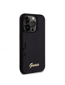 Guess Sequin Script Logo Fodral till iPhone 14 Pro Max Svart