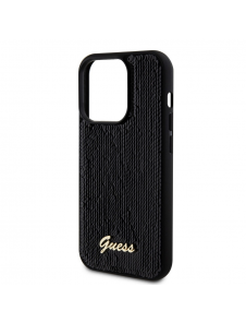 Guess Sequin Script Logo Fodral till iPhone 14 Pro Max Svart