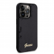 Guess Sequin Script Logofodral för iPhone 14 Pro Svart