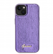 Guess Sequin Script Logofodral för iPhone 13 Lila