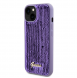 Guess Sequin Script Logofodral för iPhone 13 Lila
