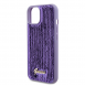 Guess Sequin Script Logofodral för iPhone 13 Lila
