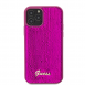 Guess Sequin Script Logofodral för iPhone 12/12 Pro Magenta