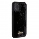 Guess Sequin Script Logofodral för iPhone 12/12 Pro Svart