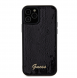 Guess Sequin Script Logofodral för iPhone 12/12 Pro Svart