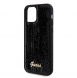 Guess Sequin Script Logofodral för iPhone 12/12 Pro Svart