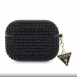 Guess Rhinestones Triangle Metal Logo Fodral för AirPods Pro Black