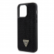 Guess Rhinestones Triangle Metal Logo Fodral till iPhone 15 Pro Max Svart
