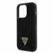 Guess Rhinestones Triangle Metal Logo Fodral till iPhone 15 Pro Svart