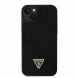 Guess Rhinestones Triangle Metal Logo Fodral till iPhone 15 Plus Svart
