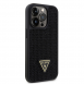 Guess Rhinestones Triangle Metal Logo Fodral till iPhone 14 Pro Svart
