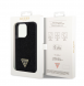Guess Rhinestones Triangle Metal Logo Fodral till iPhone 14 Pro Svart