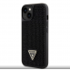 Guess Rhinestones Triangle Metal Logo Fodral till iPhone 14 Svart