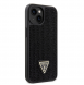 Guess Rhinestones Triangle Metal Logo Fodral till iPhone 14 Svart