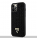 Guess Rhinestones Triangle Metal Logo Fodral till iPhone 12/12 Pro Svart