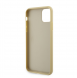 Guess Rhinestones Triangle Metal Logo Fodral iPhone 11 Pro Max Gold