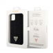 Guess Rhinestones Triangle Metal Logo Fodral iPhone 11 Pro Max Svart