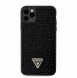 Guess Rhinestones Triangle Metal Logo Fodral iPhone 11 Pro Max Svart