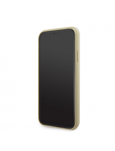 Guess Rhinestones Triangle Metal Logo-fodral för iPhone 11 Pro Gold