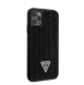 Guess Rhinestones Triangle Metal Logo Fodral för iPhone 11 Pro Svart