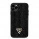 Guess Rhinestones Triangle Metal Logo Fodral för iPhone 11 Pro Svart